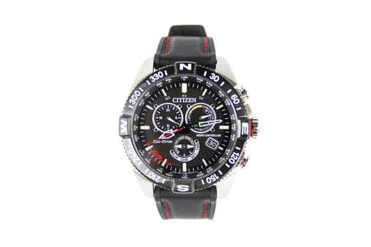 Citizen (CB5841-05E) Promaster Navihawk A-T Eco-Drive Black & Red Wrist Watch