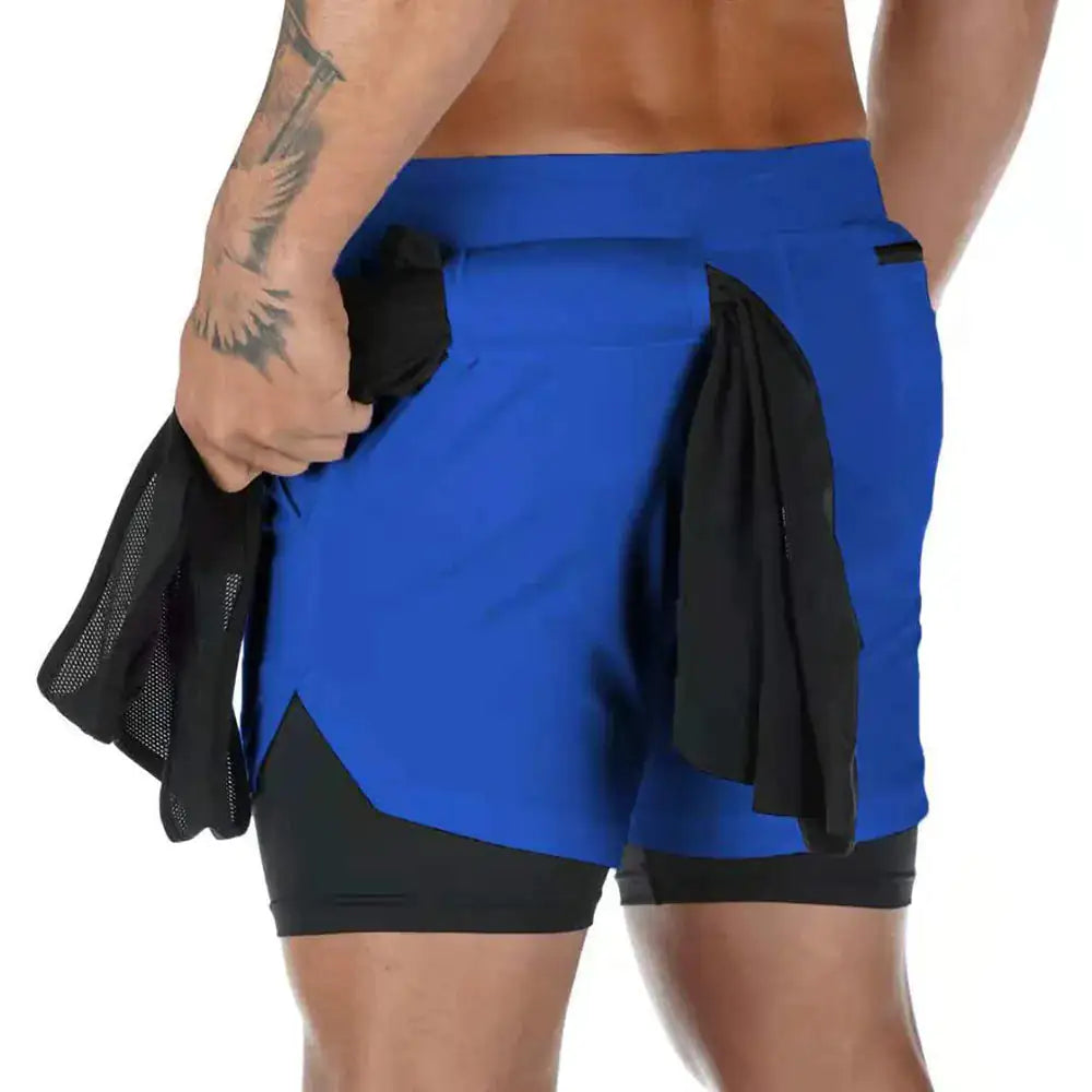 2-In-1 Compression Jogging Short Pants